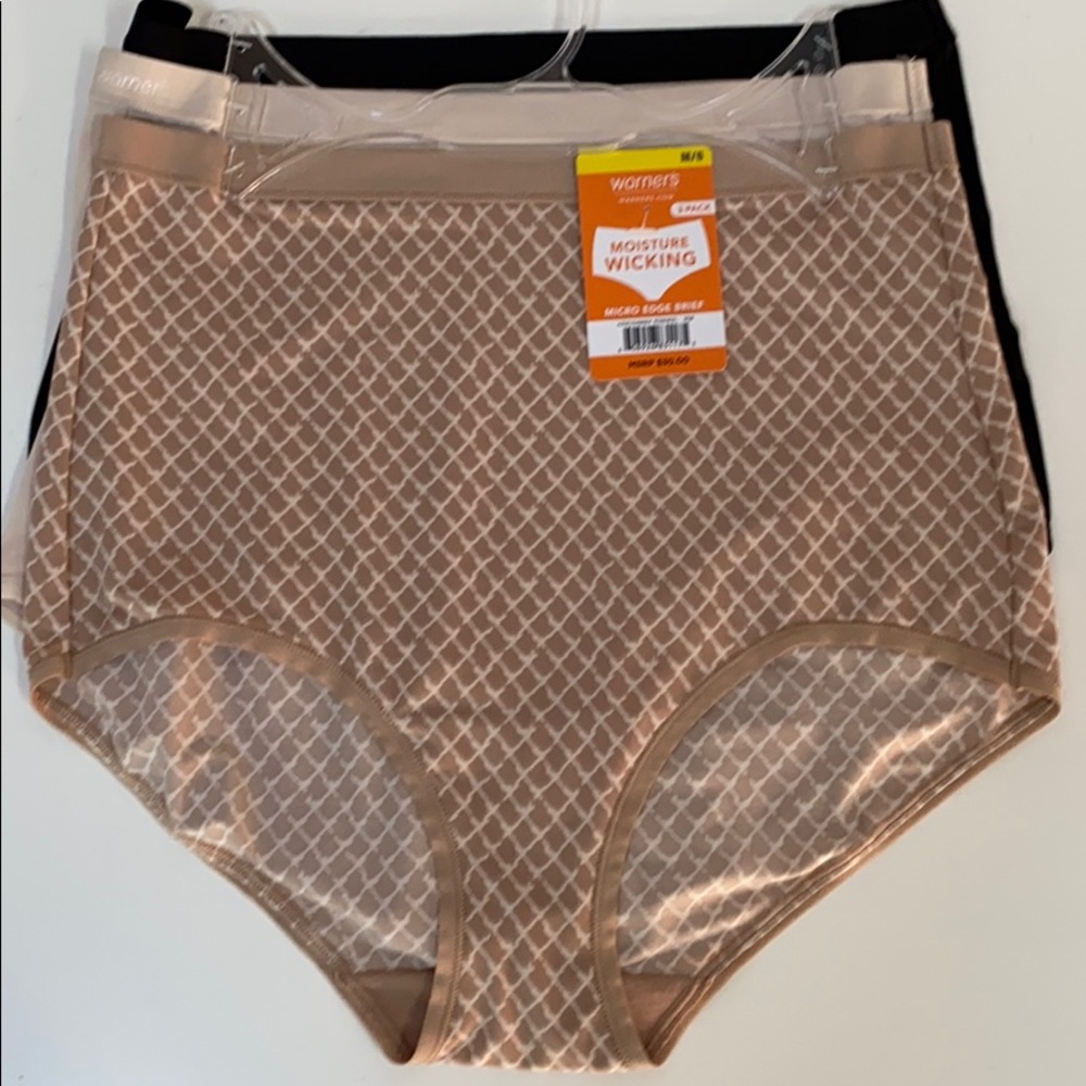 Warner’s Moisture Wicking Micro Edge Briefs M L